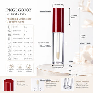 10 ml Lip Gloss Tube, 93 mm | PKGLG0002