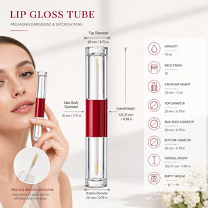 10 ml Lip Gloss Tube, 126.37 mm | PKGLG0007