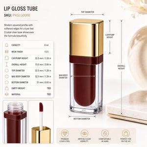 6 ml Lip Gloss Tube, 73.5 mm | PKGLG0008