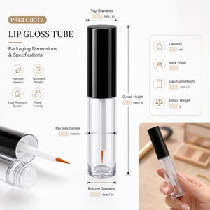 4 ml Lip Gloss Tube, 85 mm | PKGLG0012
