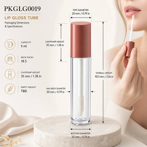 5 ml Lip Gloss Tube, 90.5 mm | PKGLG0019