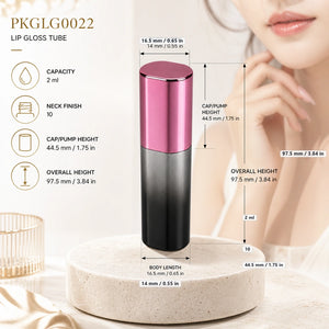 2 ml Lip Gloss Tube, 97.5 mm | PKGLG0022