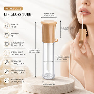 15 ml Lip Gloss Tube, 100 mm | PKGLG0023