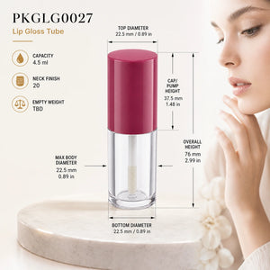4.5 ml Lip Gloss Tube, 76 mm | PKGLG0027