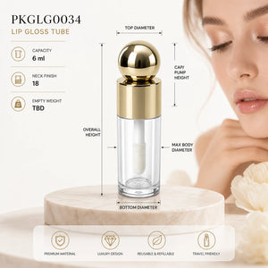 6 ml Lip Gloss Tube, 79 mm | PKGLG0034