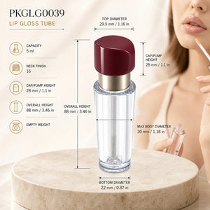 5 ml Lip Gloss Tube, 88 mm | PKGLG0039