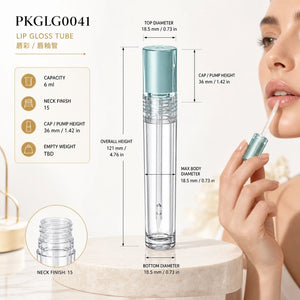 6 ml Lip Gloss Tube, 121 mm | PKGLG0041