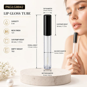 5 ml Lip Gloss Tube, 115 mm | PKGLG0042