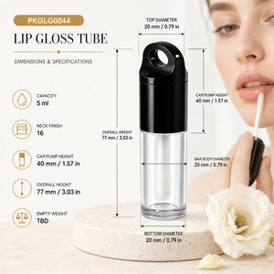 5 ml Lip Gloss Tube, 77 mm | PKGLG0044
