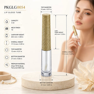 3 ml Lip Gloss Tube, 111.5 mm | PKGLG0054
