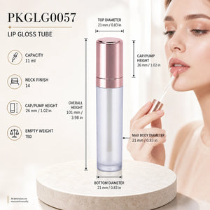 11 ml Lip Gloss Tube, 101 mm | PKGLG0057
