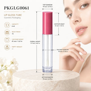 6 ml Lip Gloss Tube, 117 mm | PKGLG0061