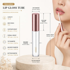 10 ml Lip Gloss Tube, 107 mm | PKGLG0062