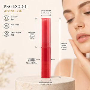 80 mm Lipstick Tube | PKGLS0001