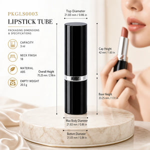75.25 mm Lipstick Tube | PKGLS0003