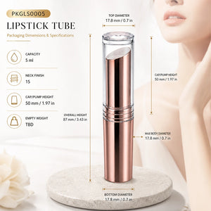 87 mm Lipstick Tube | PKGLS0005